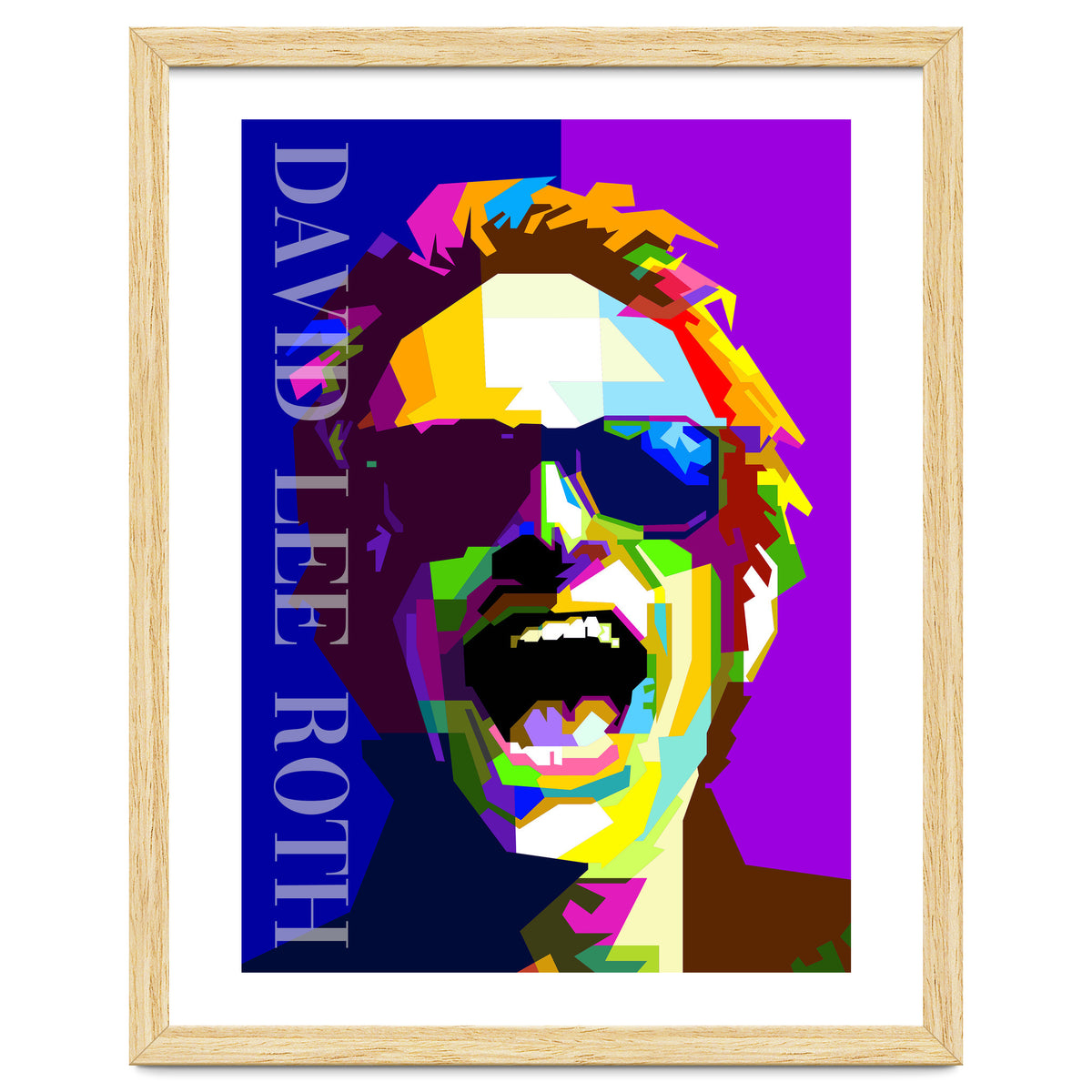 David Lee Roth Rock Singer Art WPAP