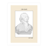 John Adams – John Trumbull (ascii Art) (Print Only) thumbnail