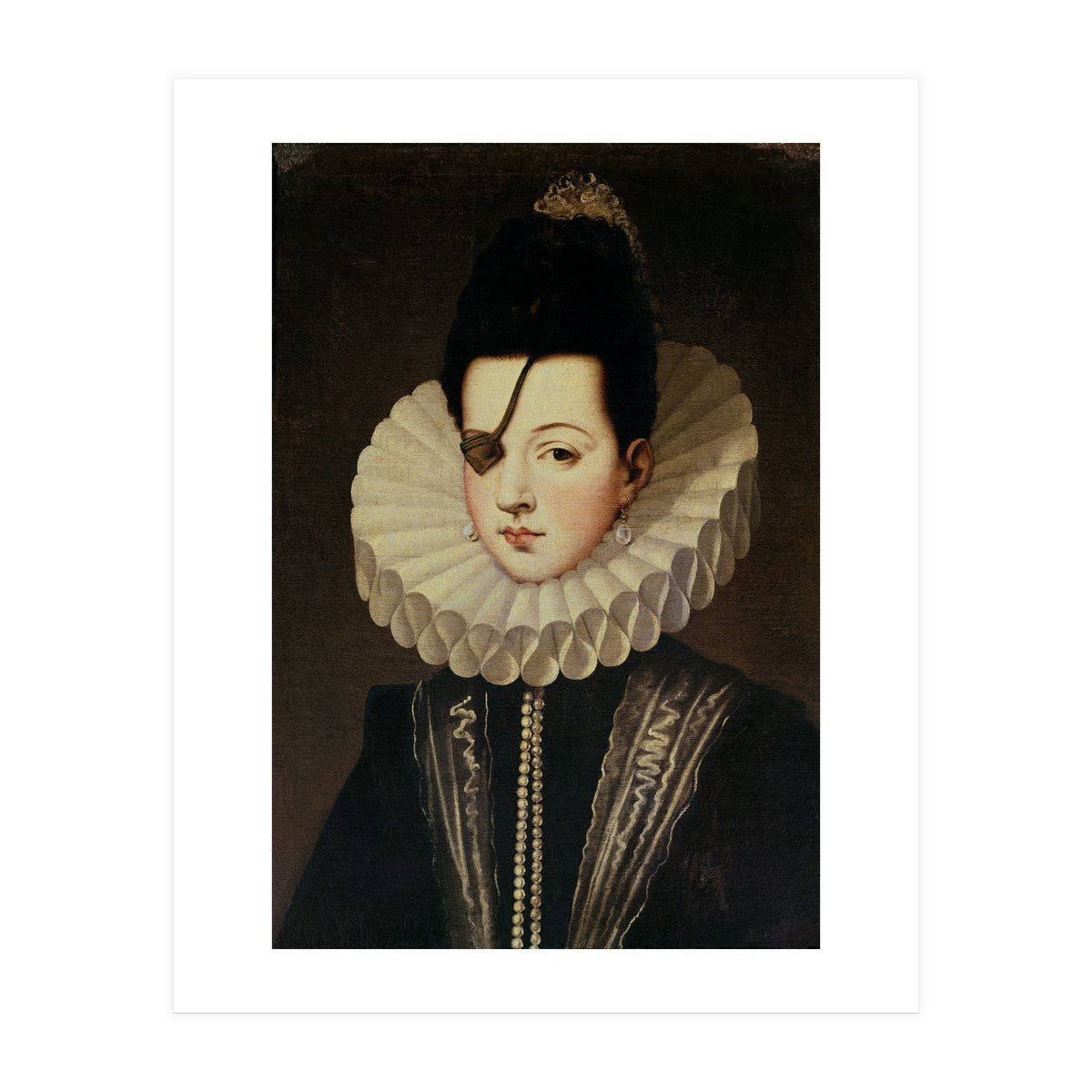 'Ana de Mendoza, Princess of Eboli', 16th century. ALONSO SANCHEZ COELLO. PASTRANA DUQUESA DE. (Print Only)
