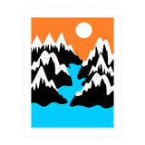 Mountainous River Mouth (Print Only) thumbnail