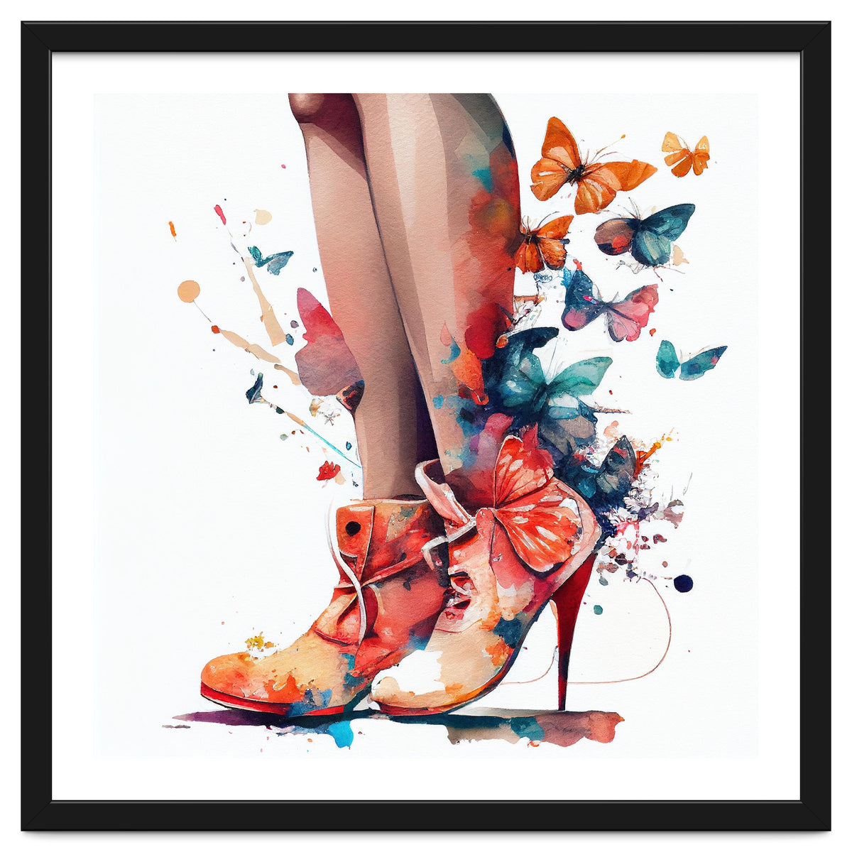Butterfly Heels Splash