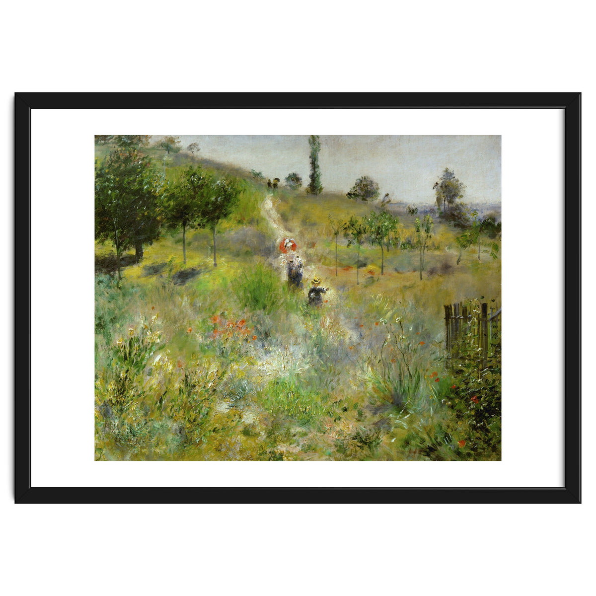 Chemin montant dans les hautes herbes. Oil on canvas (around 1875) 60 x 74 cm R. F. 2581.