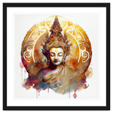 Golden Halo Buddha Portrait thumbnail
