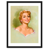 Pinup Blonde Girl Portrait thumbnail