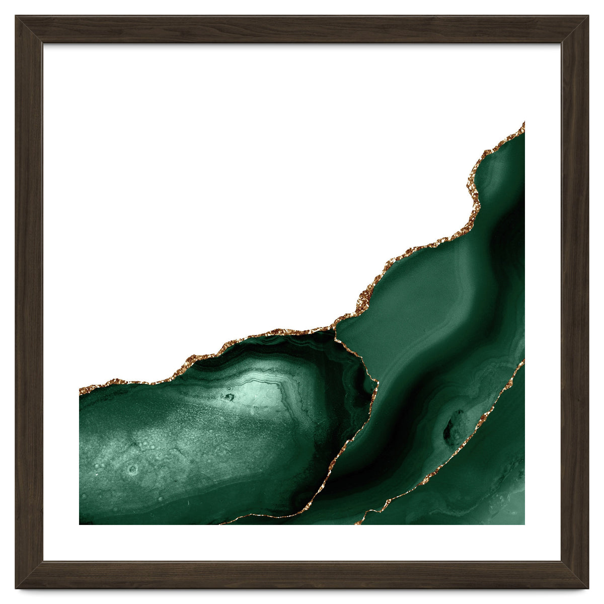 Emerald & Gold Agate Texture 09