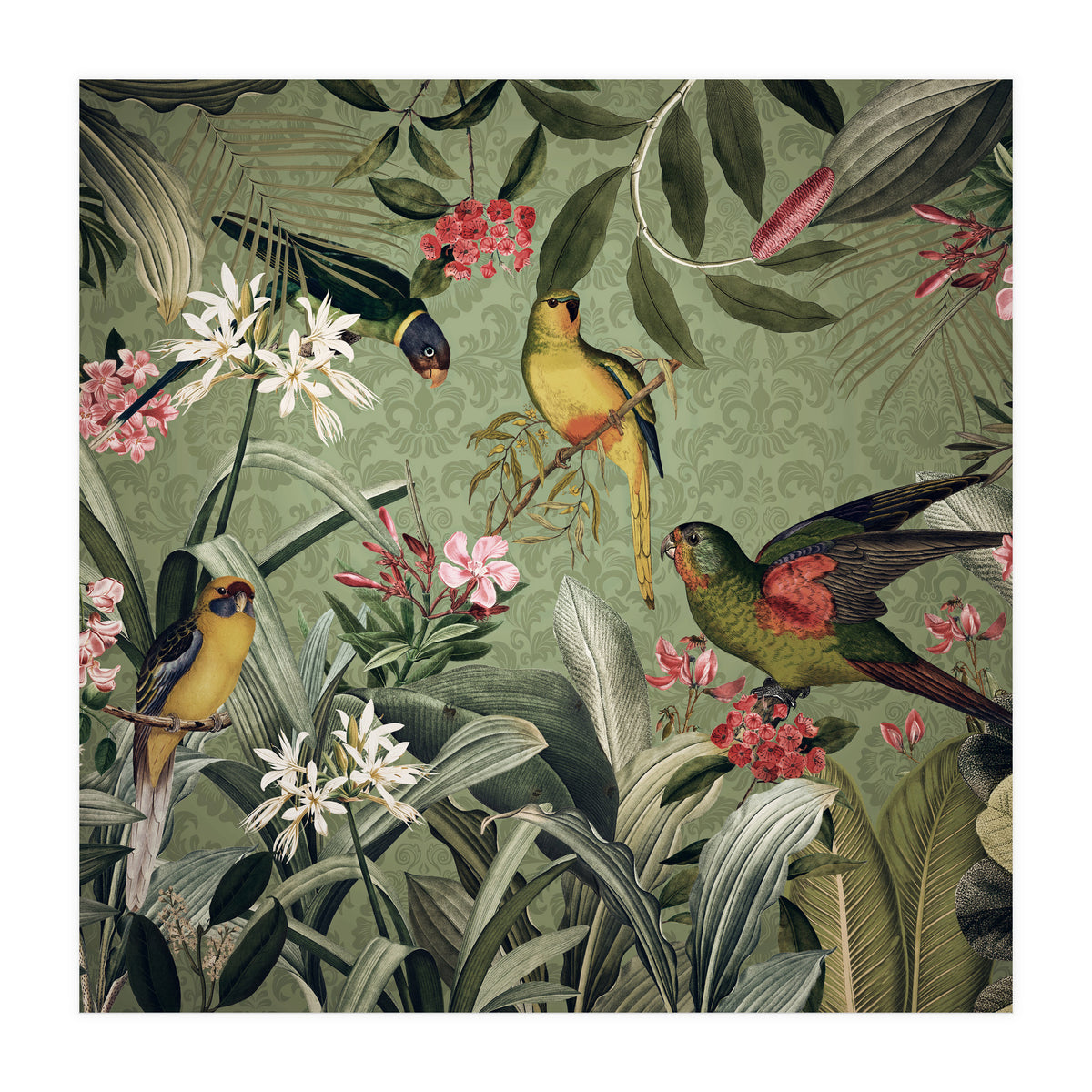 Jungle Bird Friends (Print Only)