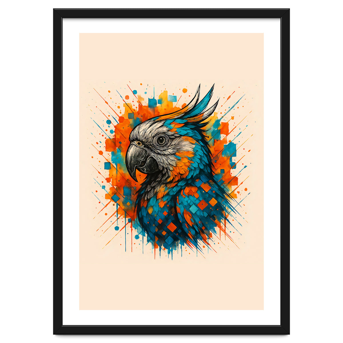 Parrot Animal Watercolor