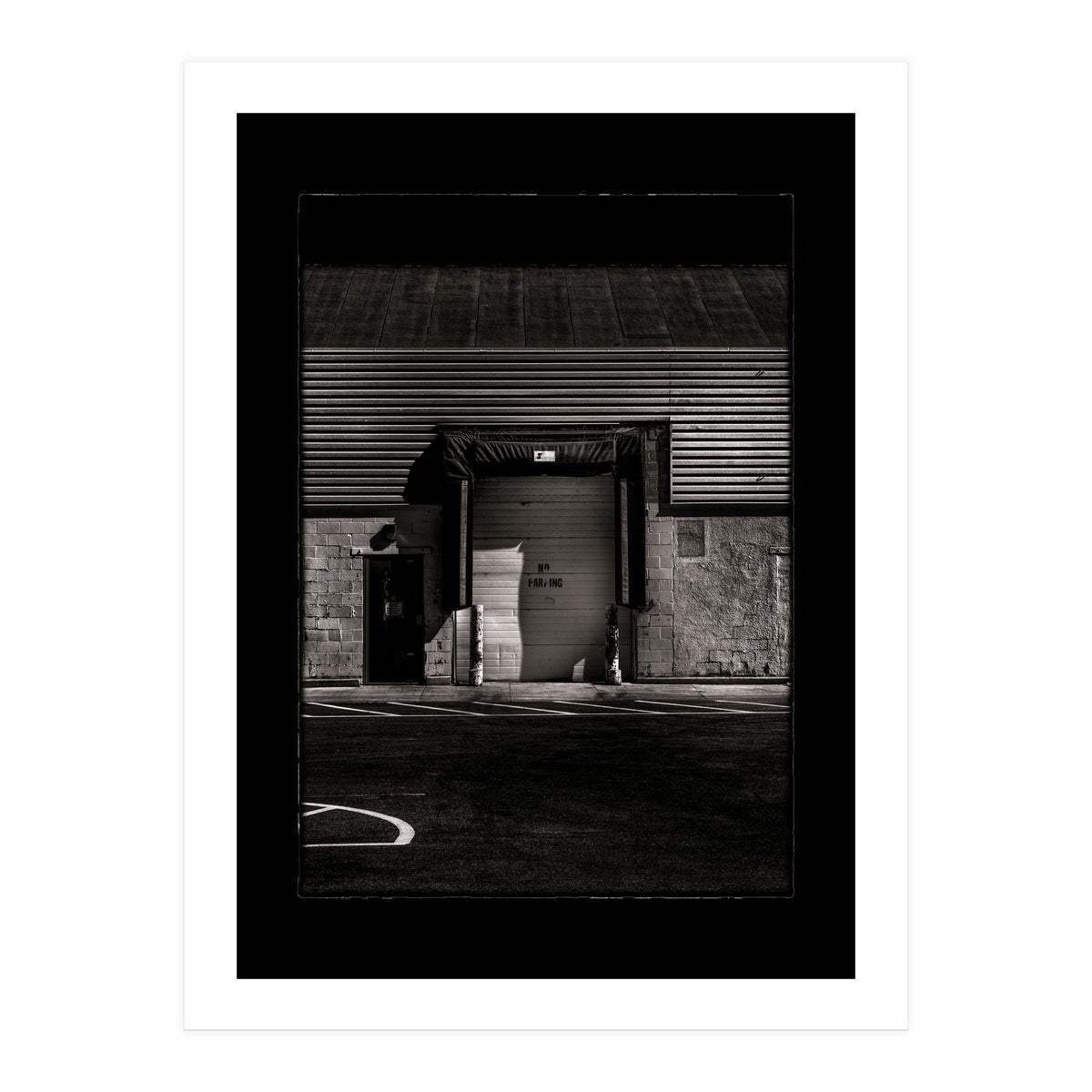 No Parking No 1 with Border (Print Only)