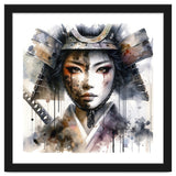 Ink Veil Asian Warrior Woman Portrait thumbnail