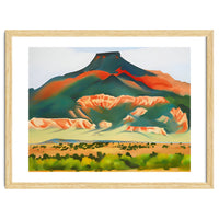 Georgia O’Keeffe – My Front Yard, Summer (1941) | Vibrant Southwestern Landscape in Modernist Style
