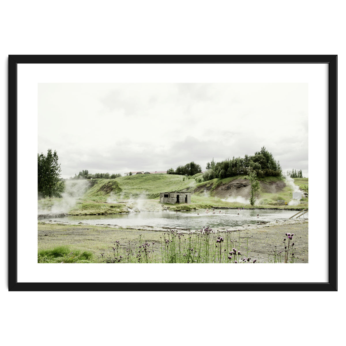 A natural hot spring bath - Iceland