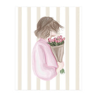 The Girl With The Tulips (Print Only)