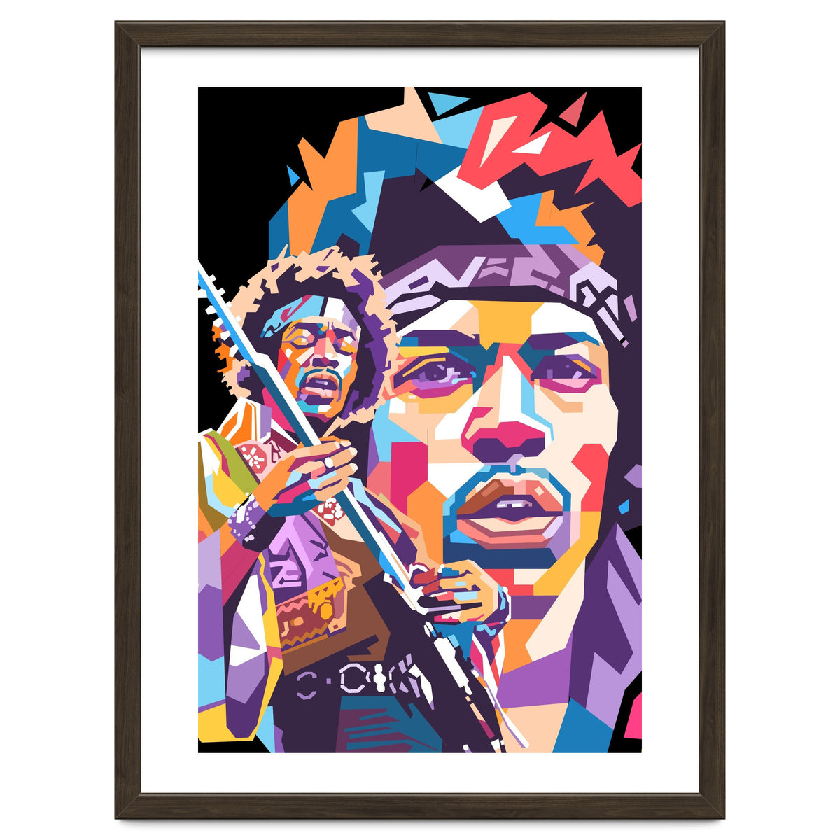Jimi Hendrix wpap art