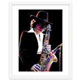 Gato Barbieri  Argentine Jazz Saxophonist Colorful Art thumbnail