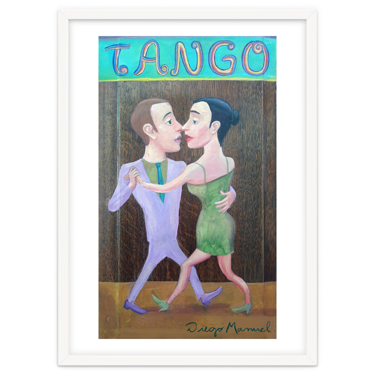 Pareja De Tango 2 Madera