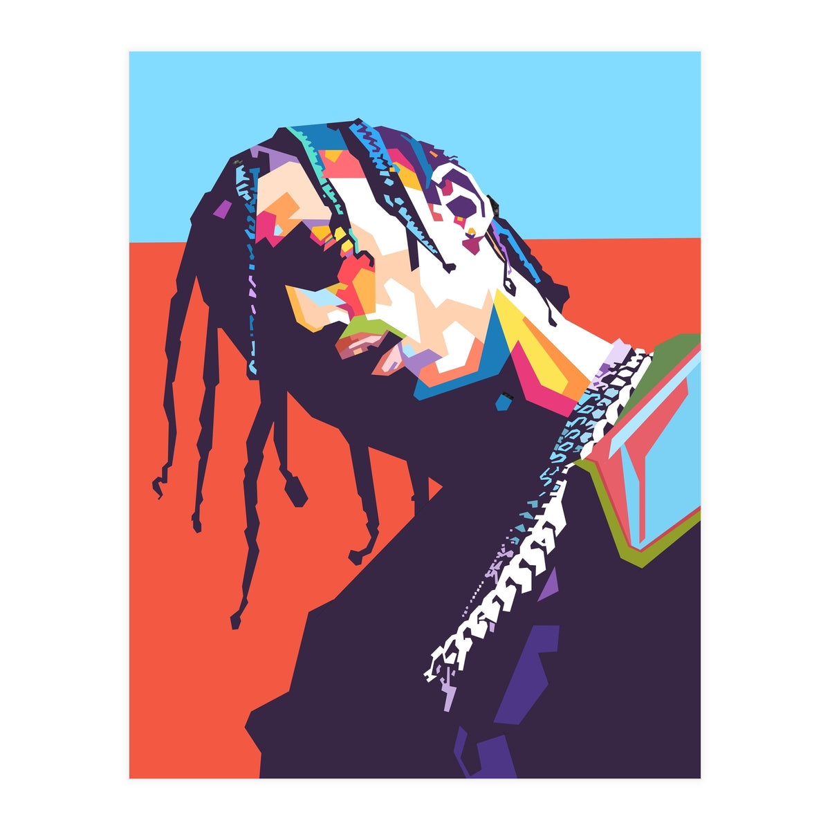 Travis Scott wpap art (Print Only)