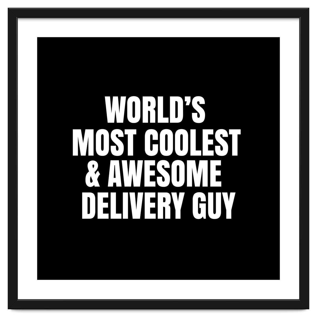 World's most coolest and awesome delivery Guy