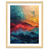 Abstract Textured Mountain Landscape thumbnail