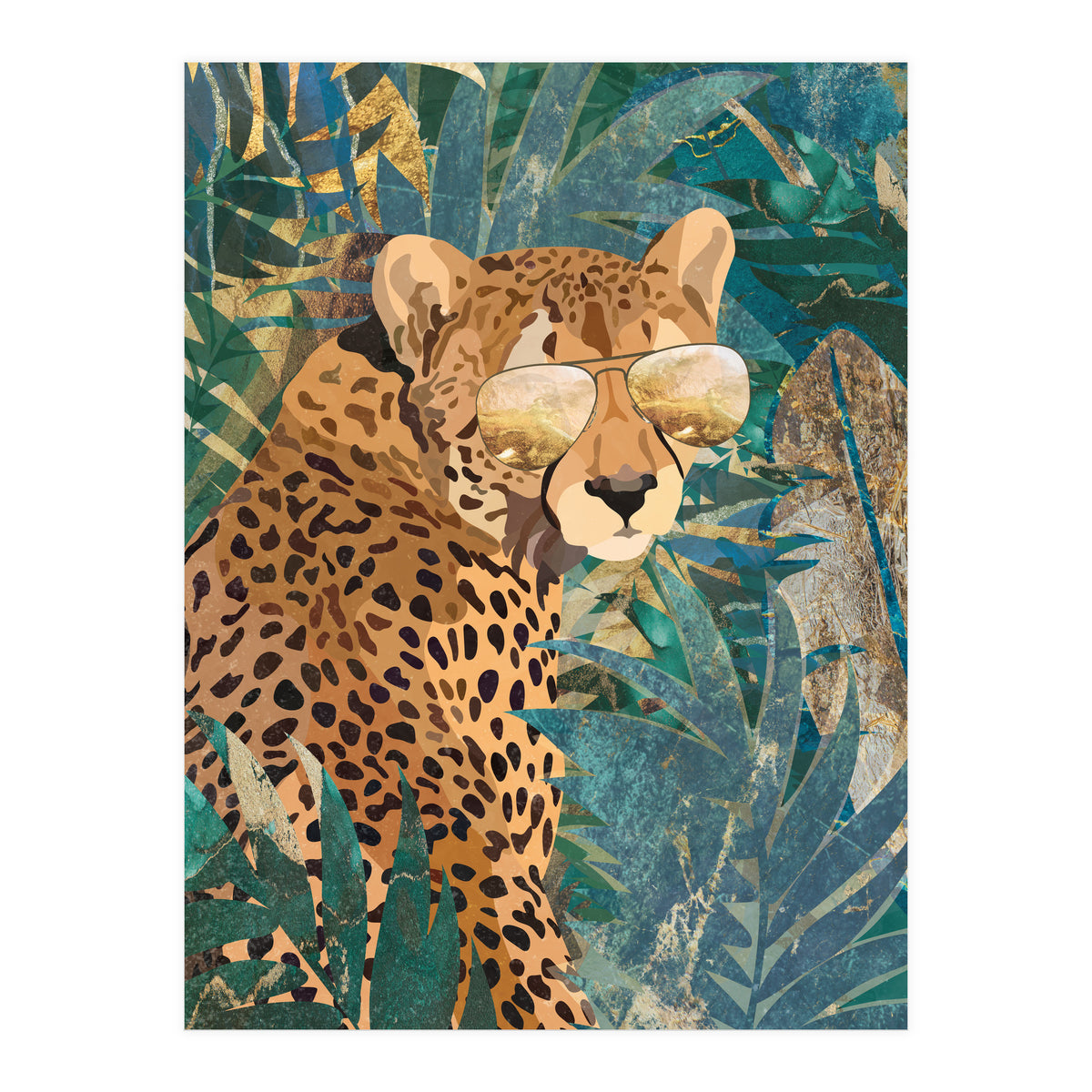Cheetah in the jungle (Print Only)