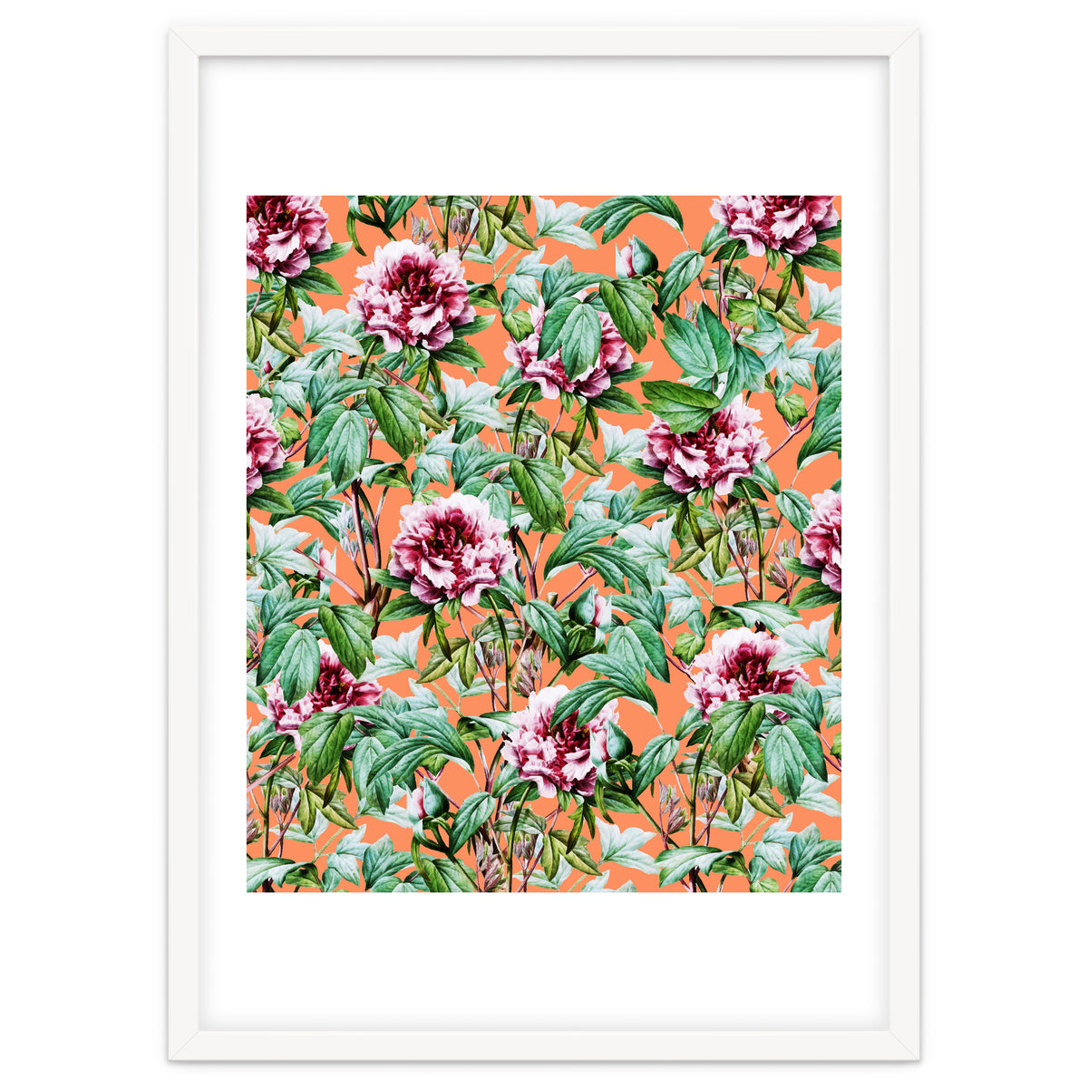 Frosty Florals || #society6 #decor #buyart