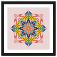 Colorful abstract mandala