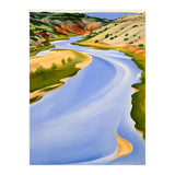 Georgia O’Keeffe – Chama River, Ghost Ranch (1937) | Serene Southwestern Landscape in Bold Modernist Forms (Print Only) thumbnail