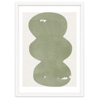 GREEN WATERCOLOR SHAPES NO.2