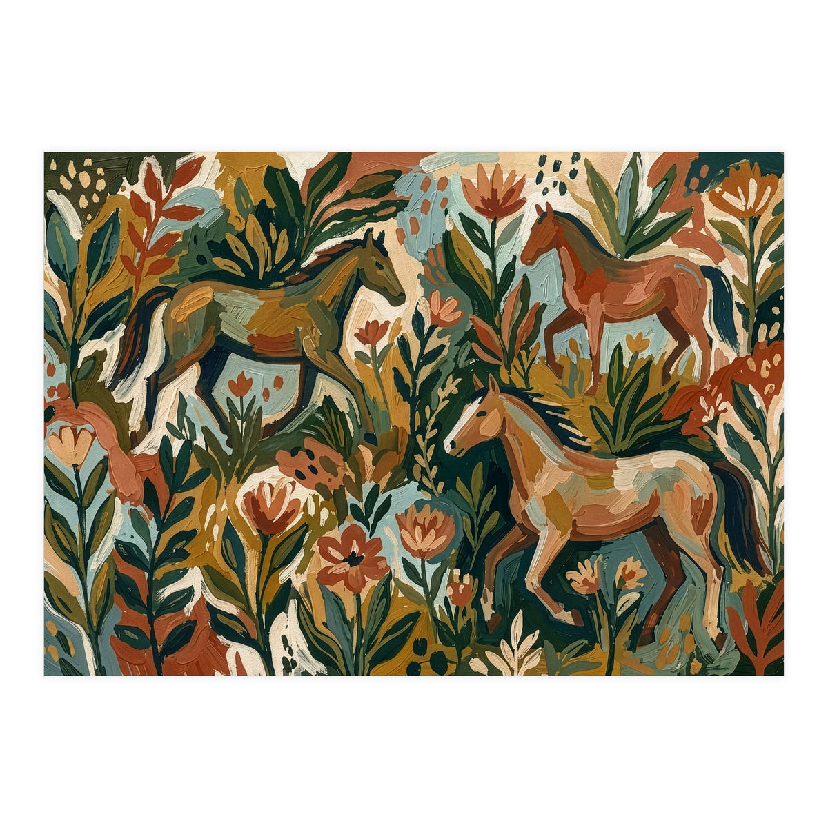 Galloping Meadow Serenity (Print Only)