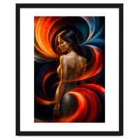 The Beauty of a Woman in an Exotic Pose