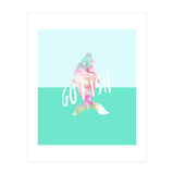 Go Fish With Quote (Print Only) thumbnail