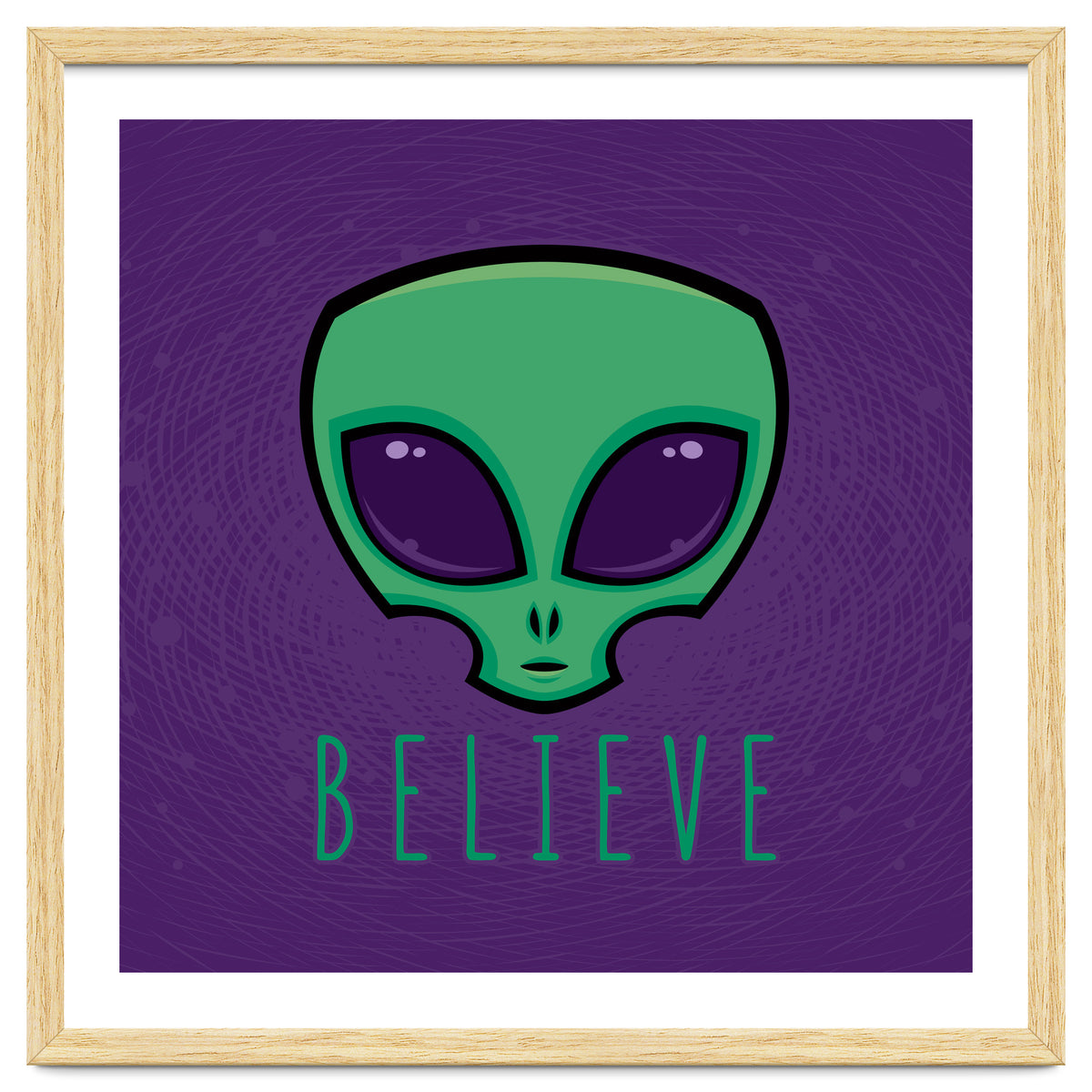 Believe Alien Head