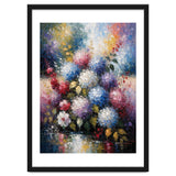Vibrant Summer Hydrangea Bouquet Heavy Impasto Oil Painting thumbnail