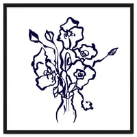 flowers line art