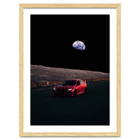 Driving Civic In The Moon