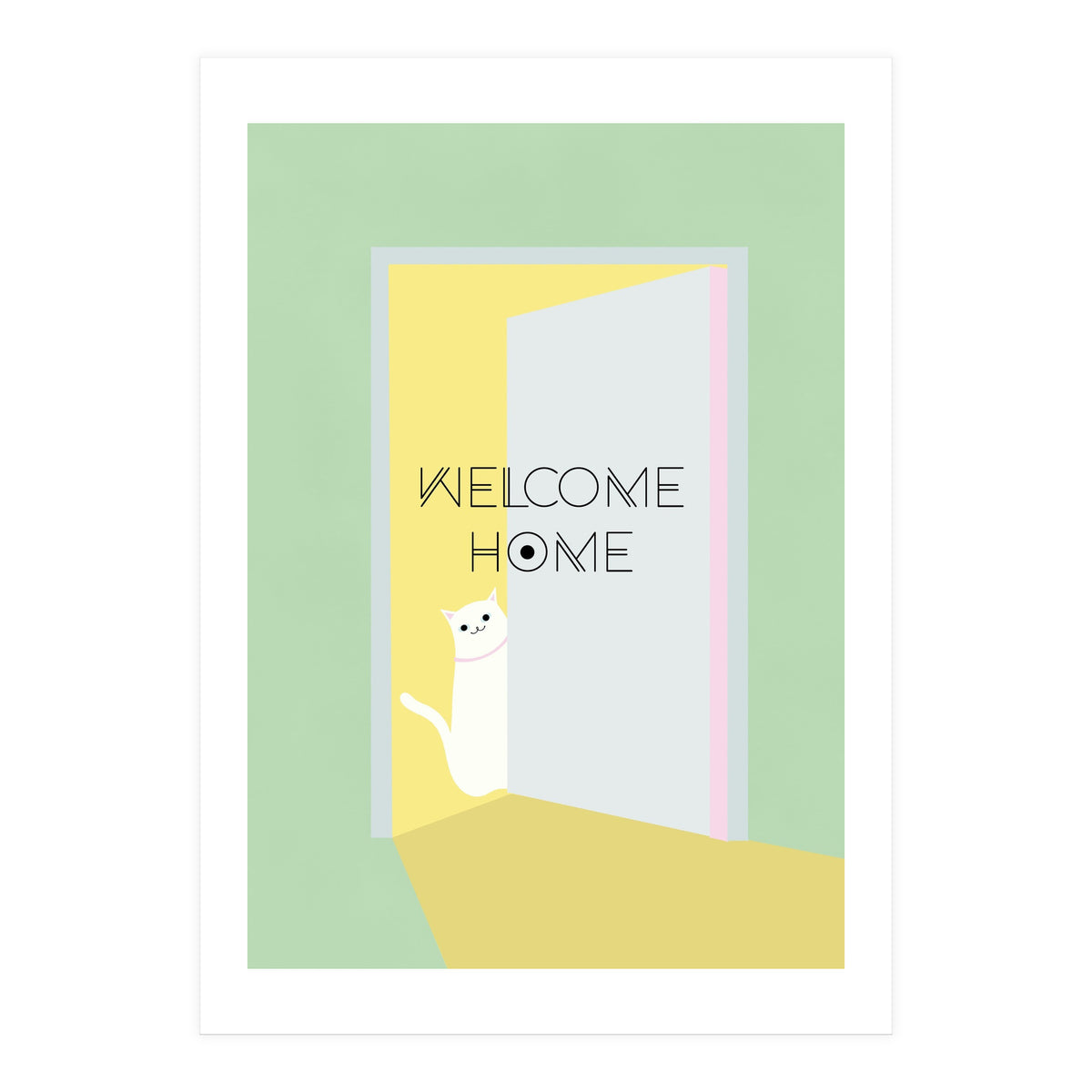 ‎WELCOME HOME - SWEET CAT (Print Only)