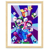 Mario Luigi Popart Cartoon Pop Art thumbnail