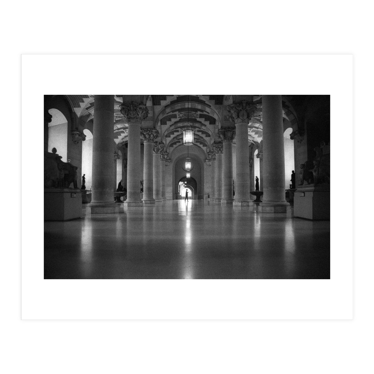 Lost inside the Louvre (Print Only)