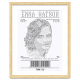 Receipt Art Emma Watson thumbnail
