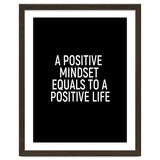 A positive mindset equals to a positive life thumbnail