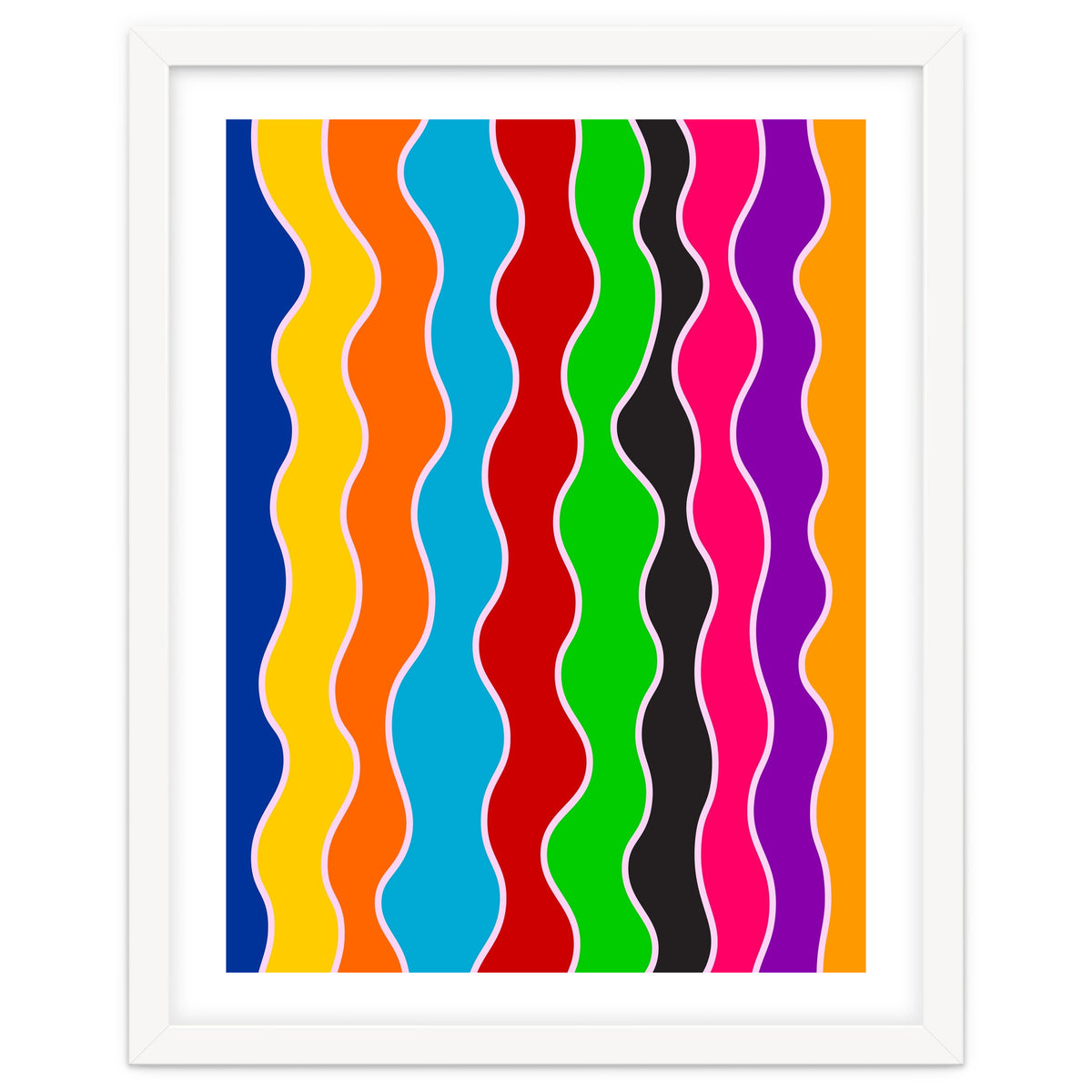 Retro Wavy Pattern