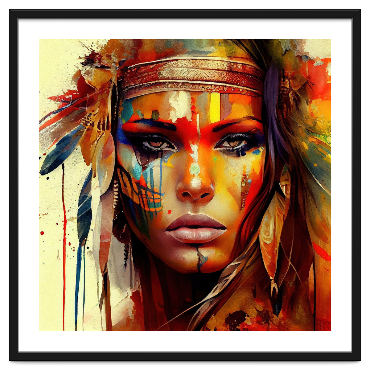 Powerful American Native Woman #6