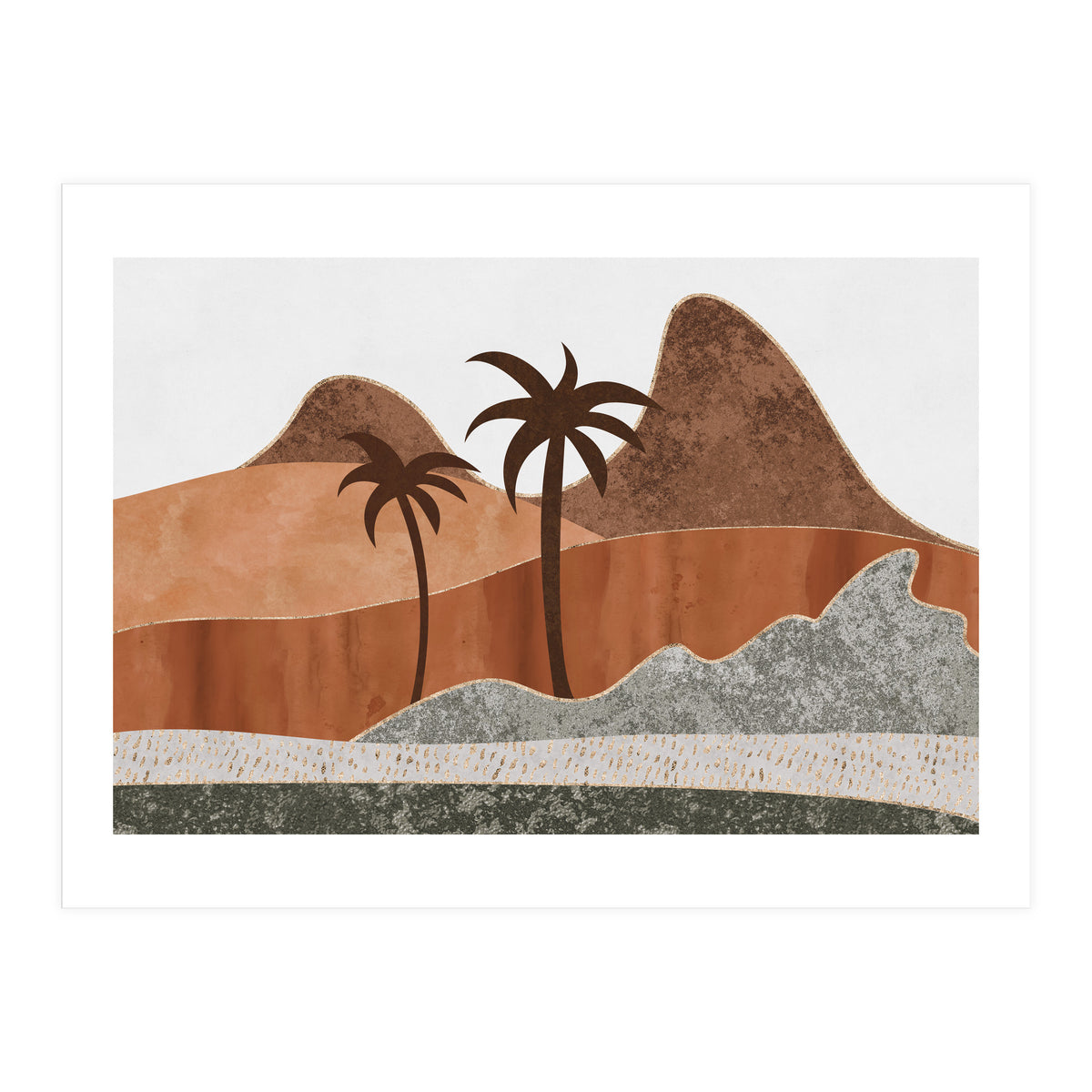 Abstract Landscape Desert Dream (Print Only)