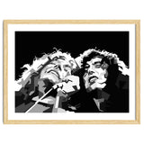 Robert Plant & Jimmy Page Black Illustration thumbnail