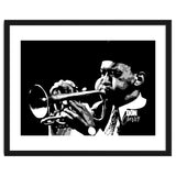 Don Cherry American Jazz Trumpeter in Grayscale thumbnail