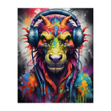 Dragon In Headphones Music (Print Only) thumbnail