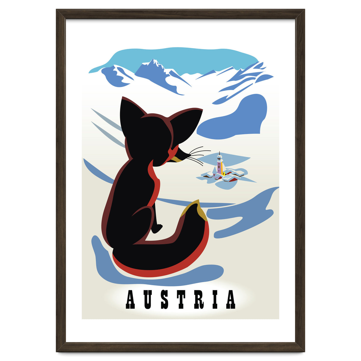 Austria Fox In The Snow