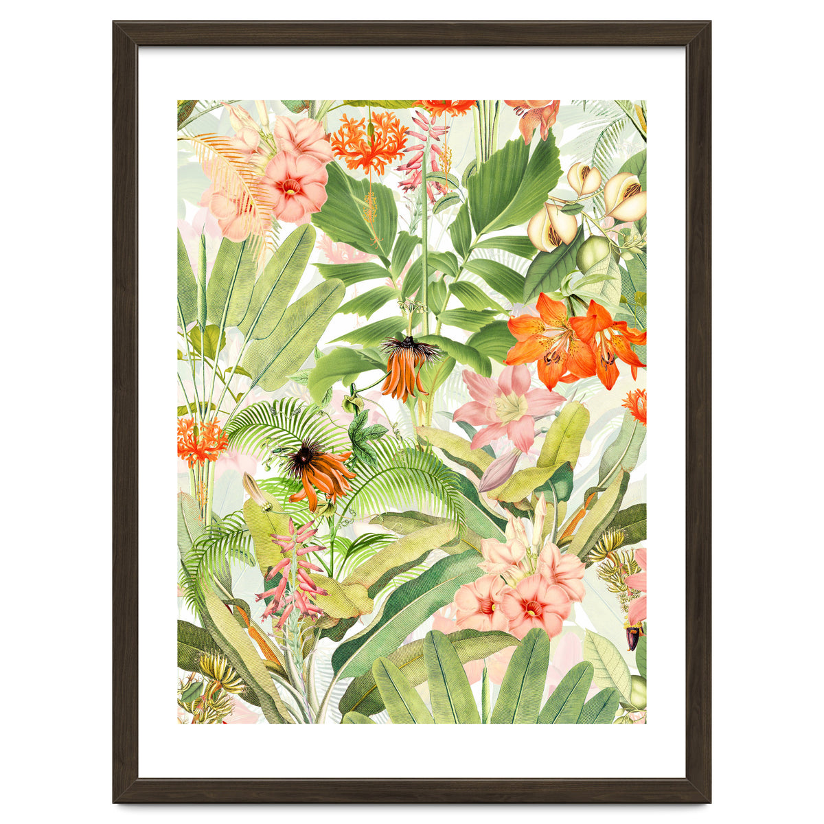 Luxurious Botanical Flower Jungle