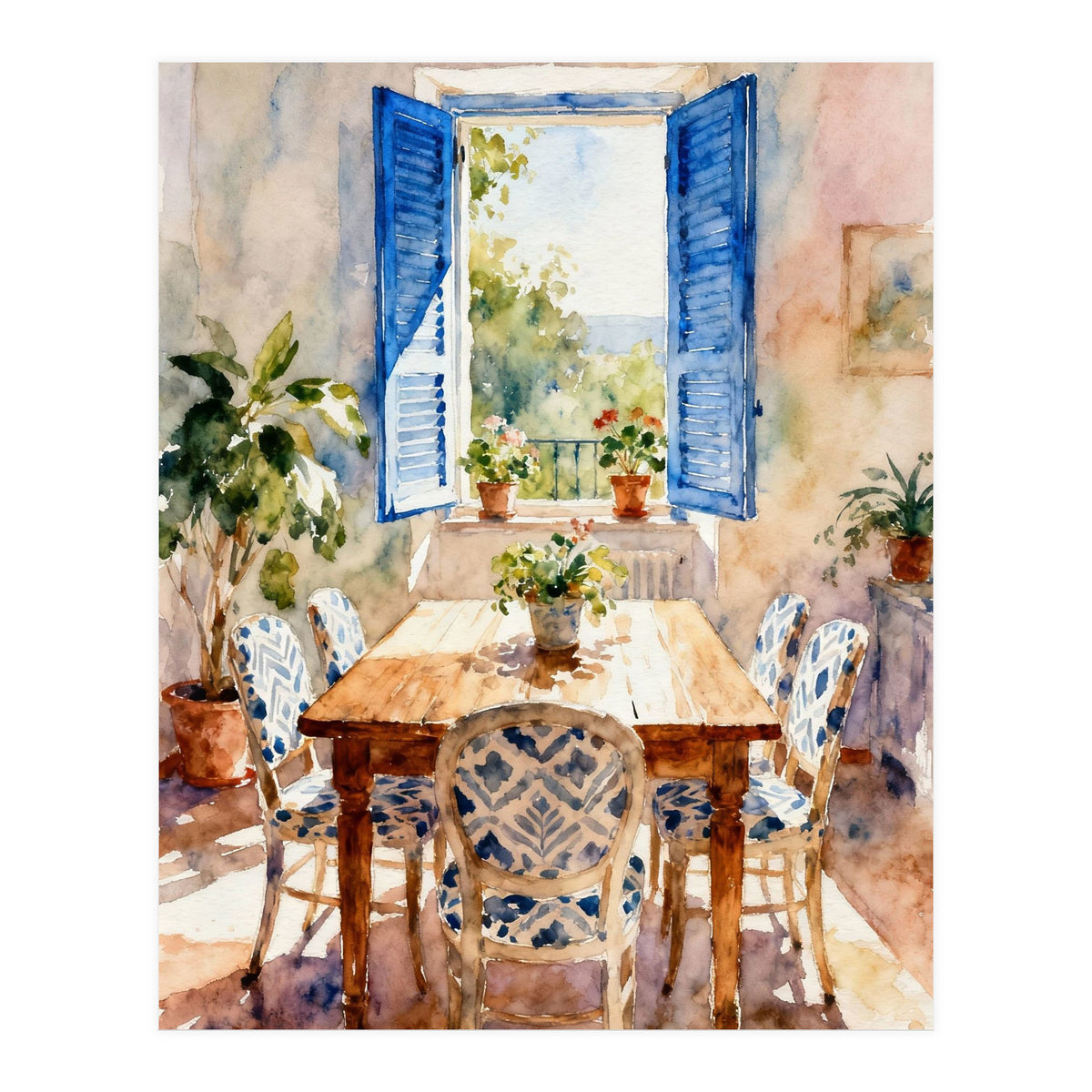 Matisse Inspired Dinning Room (Print Only)
