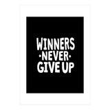 Winners Never Give Up (Print Only) thumbnail