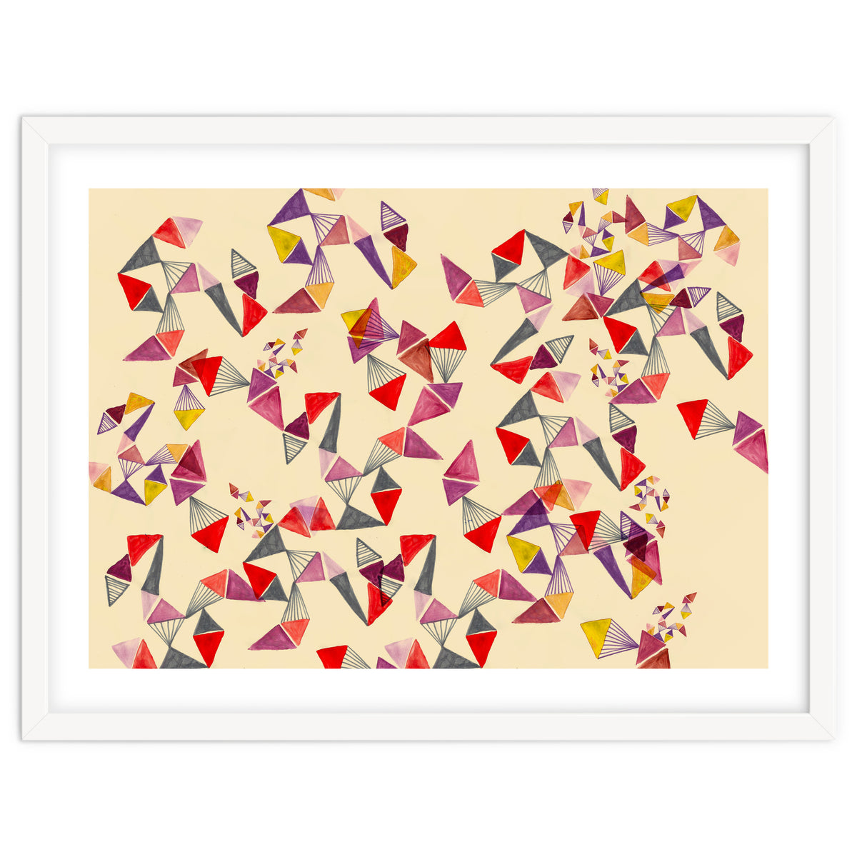 Watercolour Geometric Shapes
